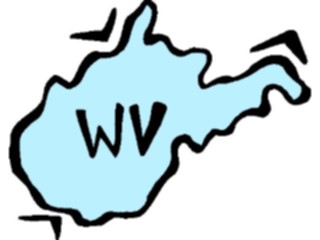 Sticker Custom Preview Image #087912 Maps U S A States West Virginia13