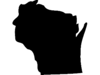 Sticker Custom Preview Image #087913 Maps U S A States Wisconsin01