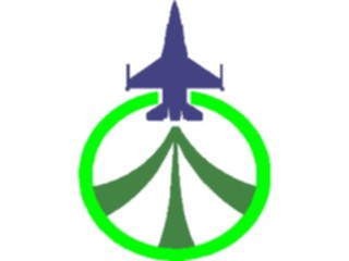 Sticker Custom Preview Image #088025 Military Air Force Jet Peace Symbol