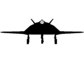 Sticker Custom Preview Image #088361 Military Air Force Plane Silhouette09