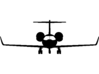 Sticker Custom Preview Image #088363 Military Air Force Plane Silhouette11