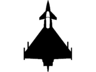 Sticker Custom Preview Image #088367 Military Air Force Plane Silhouette15