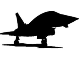 Sticker Custom Preview Image #088368 Military Air Force Plane Silhouette16