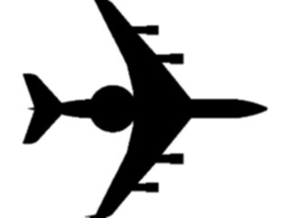 Sticker Custom Preview Image #088379 Military Air Force Plane Silhouette27