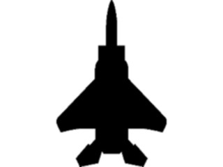 Sticker Custom Preview Image #088388 Military Air Force Plane Silhouette36