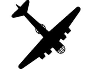 Sticker Custom Preview Image #088390 Military Air Force Plane Silhouette38