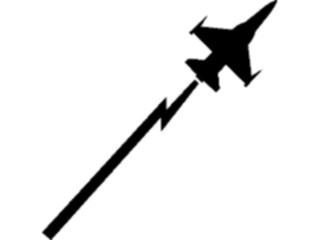 Sticker Custom Preview Image #088393 Military Air Force Plane Silhouette41