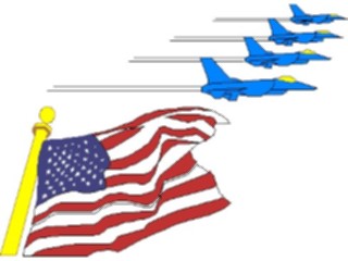 Sticker Custom Preview Image #088403 Military Air Force Planes Flag1