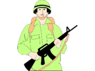 Sticker Custom Preview Image #088454 Military Army Soldier01