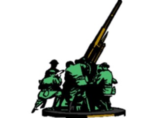 Sticker Custom Preview Image #088481 Military Army Soldiers Cannon