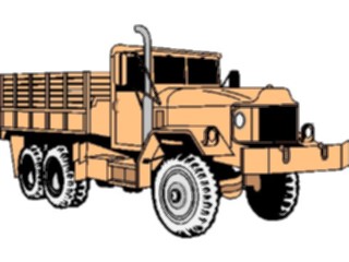 Sticker Custom Preview Image #088519 Military Army Truck2