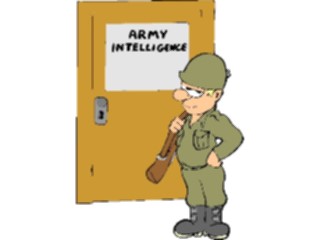 Sticker Custom Preview Image #088650 Military Cartoons Army Intelligence