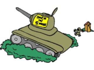 Sticker Custom Preview Image #088659 Military Cartoons Bathroom Break