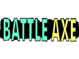 Sticker Custom Preview Image #088660 Military Cartoons Battle Axe Title