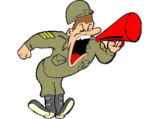 Sticker Custom Preview Image #088701 Military Cartoons Drill Sergeant4