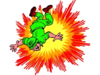 Sticker Custom Preview Image #088709 Military Cartoons Explosion1