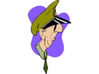 Sticker Custom Preview Image #088732 Military Cartoons General Face