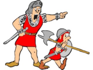 Sticker Custom Preview Image #088743 Military Cartoons Giving Orders Medieval