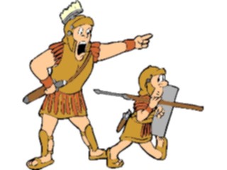 Sticker Custom Preview Image #088745 Military Cartoons Giving Orders Roman