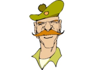 Sticker Custom Preview Image #088749 Military Cartoons Green Beret