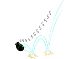 Sticker Custom Preview Image #088752 Military Cartoons Grenade Bouncing