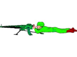 Sticker Custom Preview Image #088755 Military Cartoons Gunner
