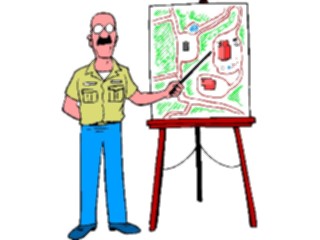 Sticker Custom Preview Image #088765 Military Cartoons Instructor2