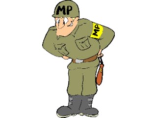 Sticker Custom Preview Image #088789 Military Cartoons Military Police2