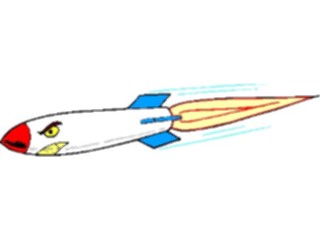 Sticker Custom Preview Image #088790 Military Cartoons Missile1