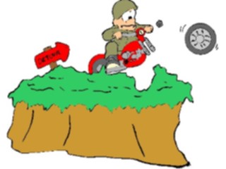 Sticker Custom Preview Image #088795 Military Cartoons Motorcycle Accident