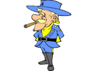 Sticker Custom Preview Image #088807 Military Cartoons Officer3
