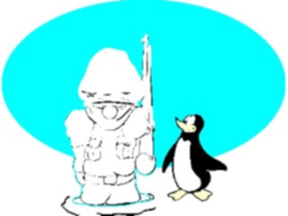 Sticker Custom Preview Image #088815 Military Cartoons Penguin Frozen Soldier
