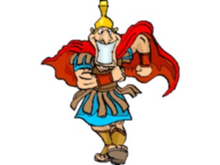 Sticker Custom Preview Image #088832 Military Cartoons Roman Soldier Happy
