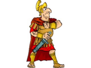 Sticker Custom Preview Image #088833 Military Cartoons Roman Soldier Serious