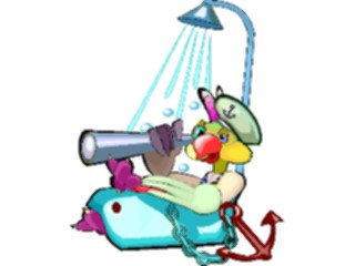 Sticker Custom Preview Image #088842 Military Cartoons Sailor Parrot