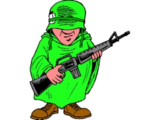 Sticker Custom Preview Image #088852 Military Cartoons Sentry