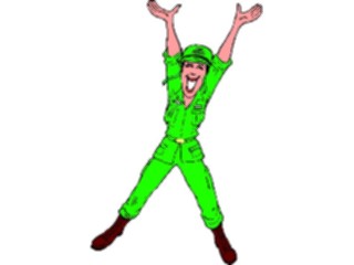 Sticker Custom Preview Image #088863 Military Cartoons Soldier02