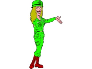 Sticker Custom Preview Image #088864 Military Cartoons Soldier03