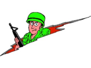 Sticker Custom Preview Image #088866 Military Cartoons Soldier05