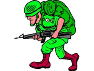 Sticker Custom Preview Image #088870 Military Cartoons Soldier09