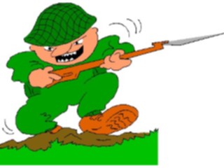 Sticker Custom Preview Image #088876 Military Cartoons Soldier15