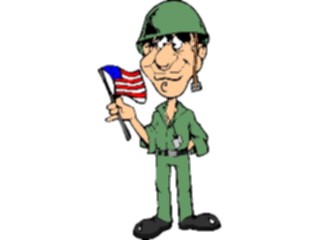 Sticker Custom Preview Image #088890 Military Cartoons Soldier29