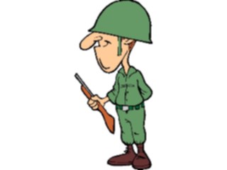 Sticker Custom Preview Image #088891 Military Cartoons Soldier30