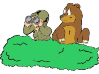 Sticker Custom Preview Image #088897 Military Cartoons Soldier Bear2