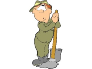 Sticker Custom Preview Image #088949 Military Cartoons Soldier Mopping Floor1