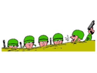 Sticker Custom Preview Image #088998 Military Cartoons Soldiersin Foxhole1