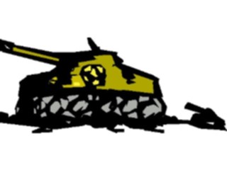 Sticker Custom Preview Image #089014 Military Cartoons Tank1