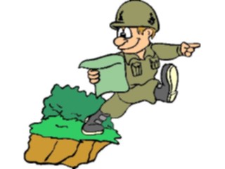 Sticker Custom Preview Image #089038 Military Cartoons Wrong Direction