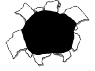 Sticker Custom Preview Image #089075 Military General Bullet Hole2