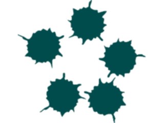 Sticker Custom Preview Image #089076 Military General Bullet Holes